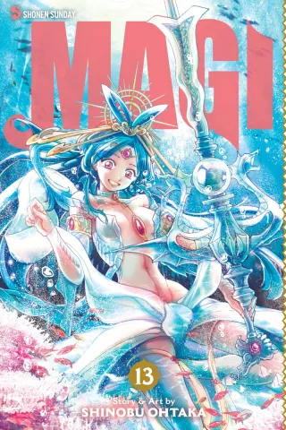 Cover of Magi: The Labyrinth of Magic volume 13, English edition
