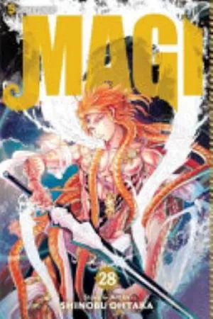 Cover of Magi: The Labyrinth of Magic volume 28, English edition