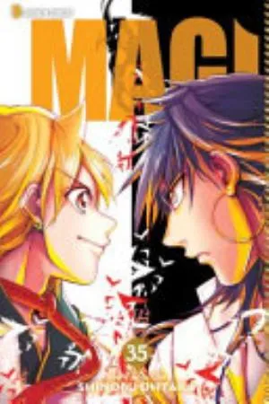 Cover of Magi: The Labyrinth of Magic volume 35, English edition