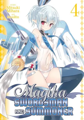 Cover of Magika Swordsman and Summoner volume 4, English edition