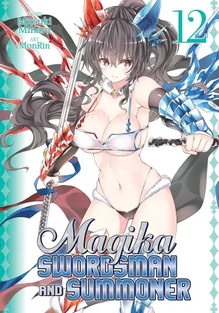 Cover of Magika Swordsman and Summoner volume 12, English edition