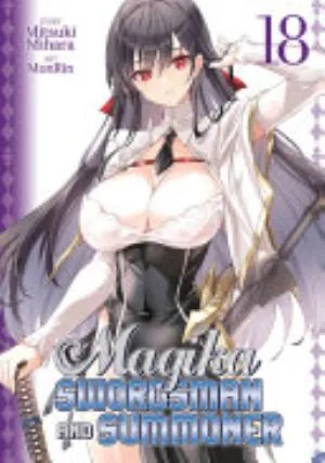 Cover of Magika Swordsman and Summoner volume 18, English edition