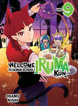 Cover of Welcome to Demon School! Iruma-kun volume 9, English edition