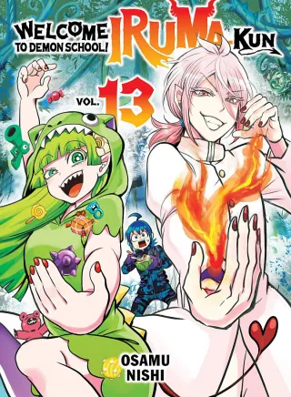 Cover of Welcome to Demon School! Iruma-kun volume 13, English edition
