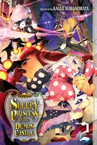 Cover of Sleepy Princess in the Demon Castle volume 2, English edition