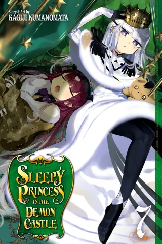 Cover of Sleepy Princess in the Demon Castle volume 7, English edition