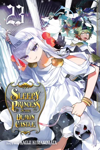 Cover of Sleepy Princess in the Demon Castle volume 23, English edition