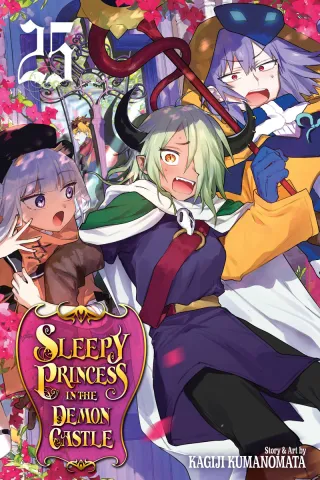 Cover of Sleepy Princess in the Demon Castle volume 25, English edition