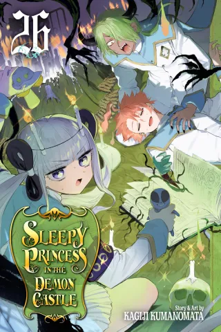 Cover of Sleepy Princess in the Demon Castle volume 26, English edition
