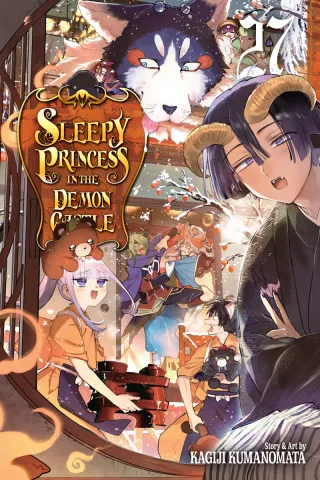 Cover of Sleepy Princess in the Demon Castle volume 27, English edition
