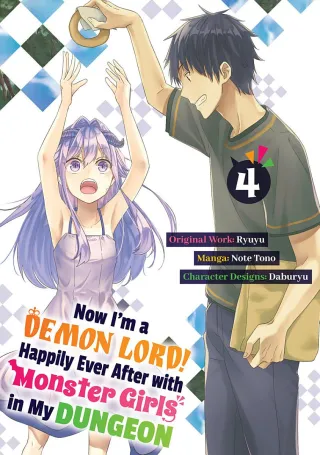 Cover of Now I'm a Demon Lord! Happily Ever After with Monster Girls in My Dungeon volume 4, English edition