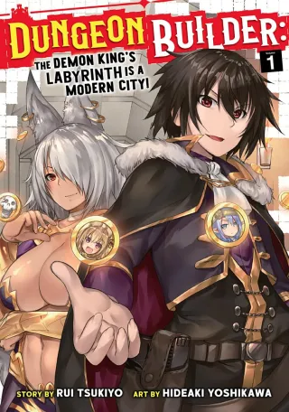 Cover of Dungeon Builder: The Demon King’s Labyrinth is a Modern City! volume 1, English edition