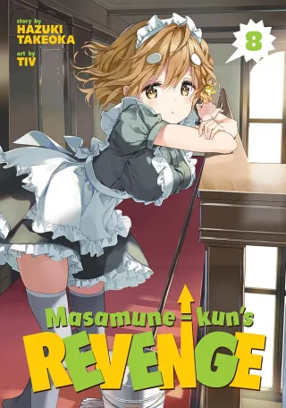 Cover of Masamune-kun’s Revenge volume 8, English edition