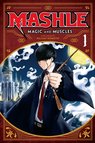 Cover of Mashle: Magic and Muscles volume 1, English edition