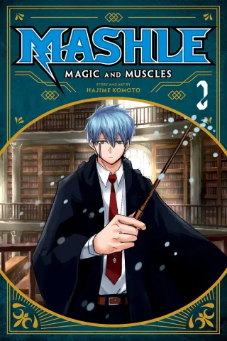 Cover of Mashle: Magic and Muscles volume 2, English edition