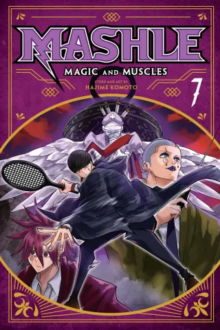 Cover of Mashle: Magic and Muscles volume 7, English edition