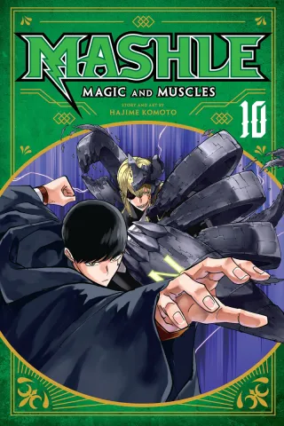 Cover of Mashle: Magic and Muscles volume 10, English edition