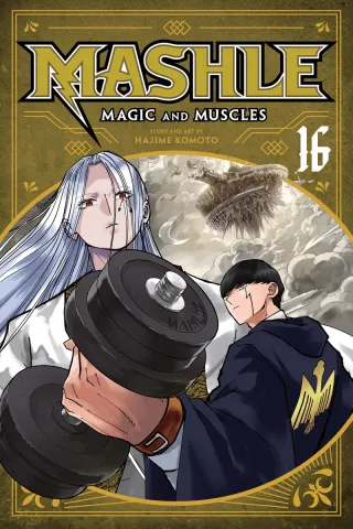 Cover of Mashle: Magic and Muscles volume 16, English edition
