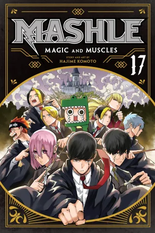 Cover of Mashle: Magic and Muscles volume 17, English edition