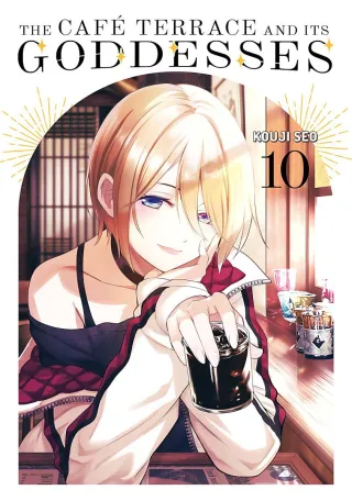Cover of The Café Terrace and Its Goddesses volume 10, English edition