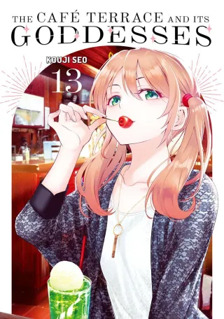 Cover of The Café Terrace and Its Goddesses volume 13, English edition