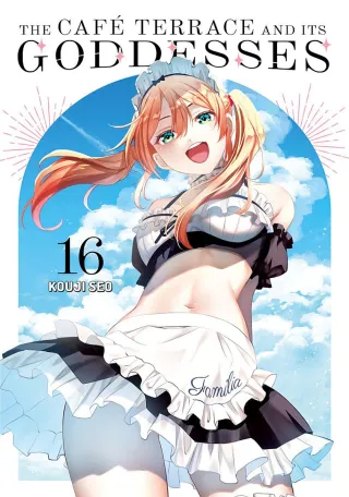 Cover of The Café Terrace and Its Goddesses volume 16, English edition