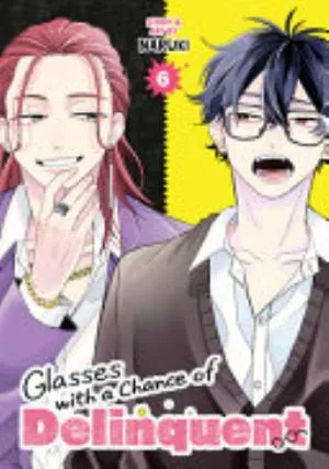 Cover of Glasses With a Chance of Delinquent volume 6, English edition