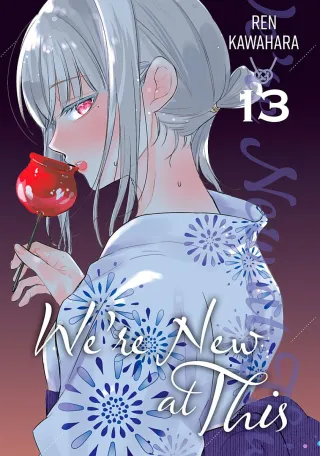 Cover of We're New at This volume 13, English edition