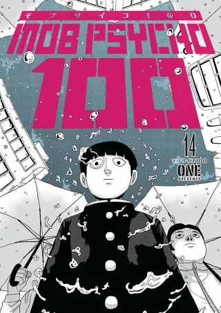 Cover of Mob Psycho 100 volume 14, English edition