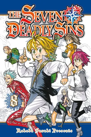 Cover of The Seven Deadly Sins volume 8, English edition