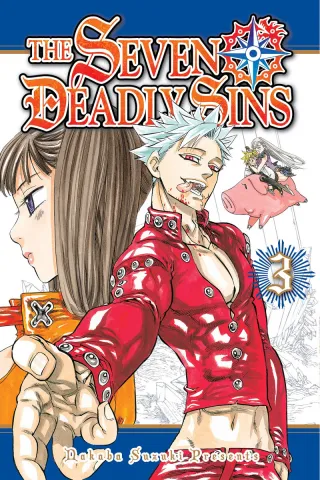 Cover of The Seven Deadly Sins volume 3, English edition