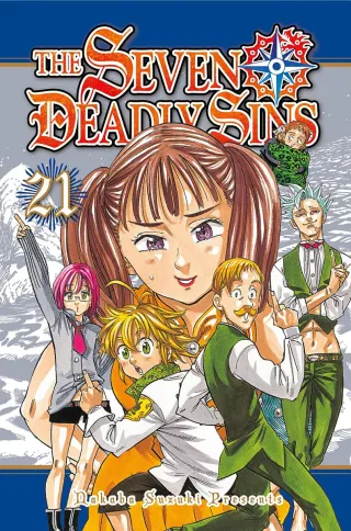 Cover of The Seven Deadly Sins volume 21, English edition