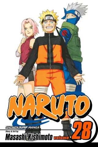 Cover of Naruto volume 28, English edition