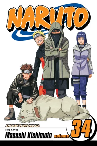 Cover of Naruto volume 34, English edition