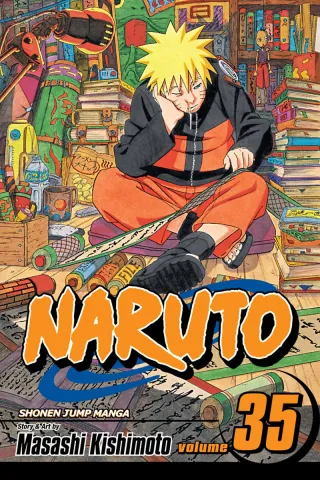 Cover of Naruto volume 35, English edition