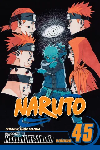 Cover of Naruto volume 45, English edition