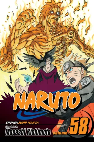 Cover of Naruto volume 58, English edition