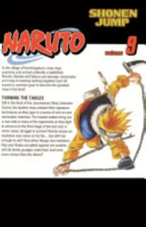 Cover of Naruto volume 9, English edition