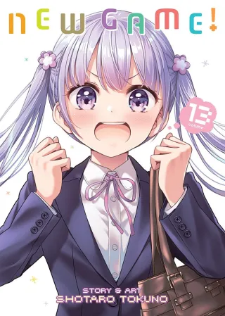 Cover of New Game! volume 13, English edition