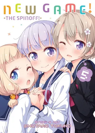 Cover of New Game! volume 5, English edition