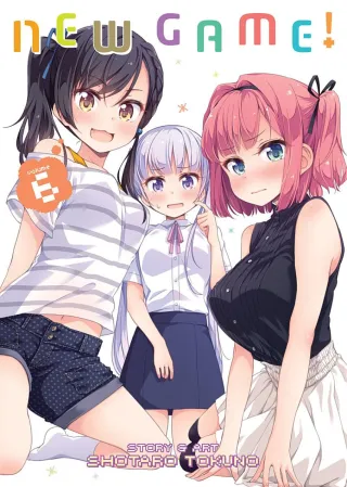 Cover of New Game! volume 6, English edition
