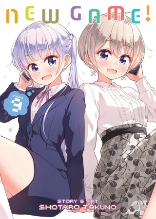 Cover of New Game! volume 9, English edition