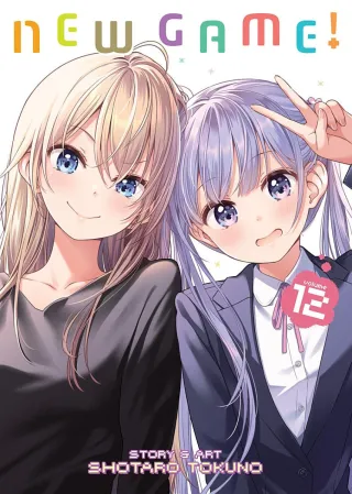 Cover of New Game! volume 12, English edition