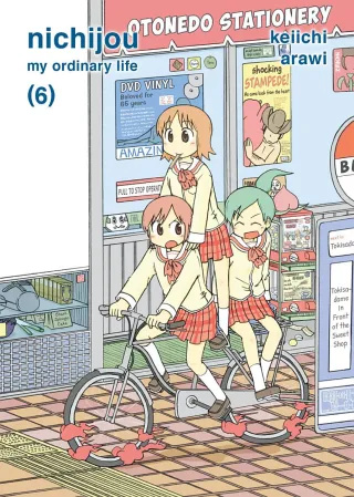 Cover of Nichijou volume 6, English edition