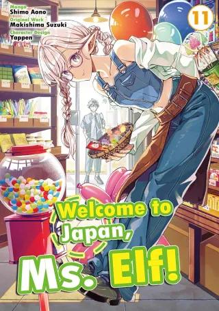 Cover of Welcome to Japan, Ms. Elf! volume 11, English edition