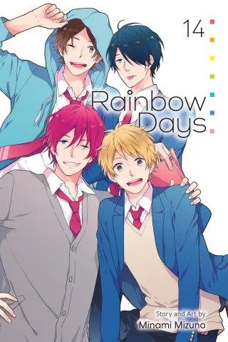 Cover of Rainbow Days volume 14, English edition