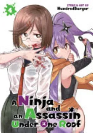 Cover of A Ninja and an Assassin Under One Roof volume 4, English edition