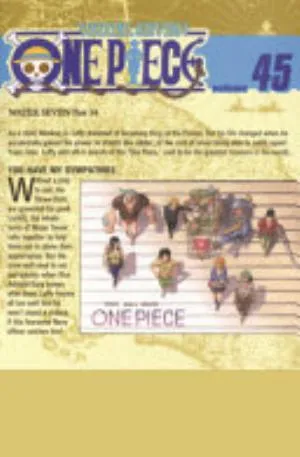 Cover of One Piece volume 45, English edition