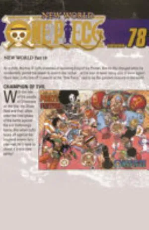 Cover of One Piece volume 78, English edition