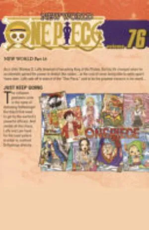 Cover of One Piece volume 76, English edition